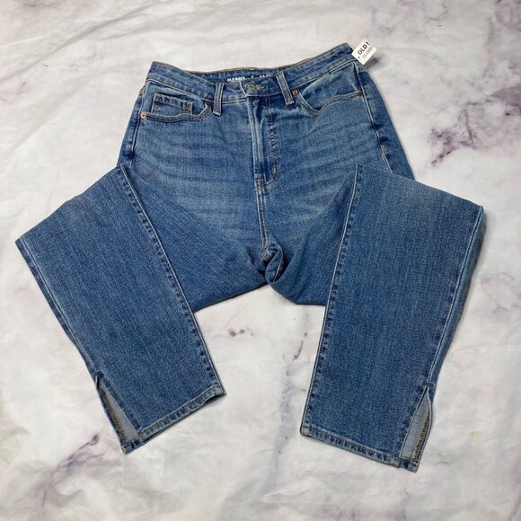 Old Navy High Rise OG Straight Leg Jeans Womens Size 6 Tall New NWT - Picture 1 of 6